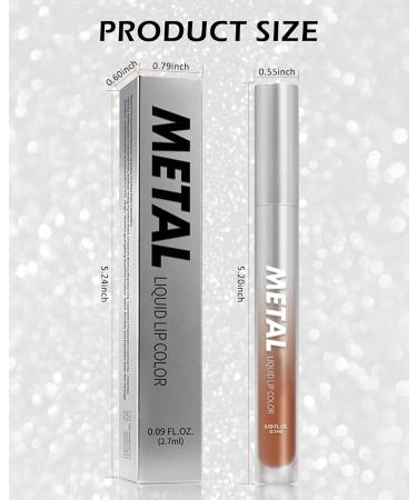 Diamond Shimmer Matte Lipstick & Metallic Glitter Lip Gloss - Longlasting Waterproof Sparkling Lip Glaze | Perfect Christmas Gift for Women - Buy Online on GoSupps.com