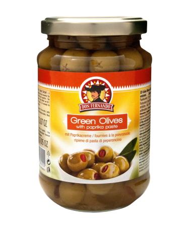 Green olives filled with spicy pepper paste 350 g Jar