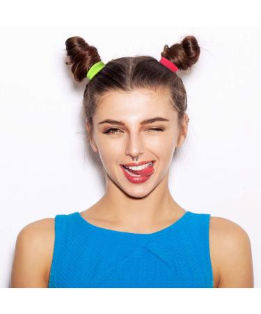 200-Piece Seamless Hair Ties Set for Women and Girls - Soft Elastic Bands in Multi-Colors - Buy Online on GoSupps.com
