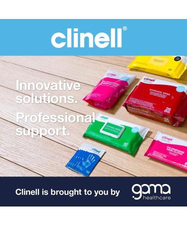 Clinell Antimicrobial Hand Wipes - 84 Wipes Pack - Travel-Sized Sanitising Wipes with 99.99% Bacteria & Virus Elimination - Dermatologically Tested - Buy Online on GoSupps.com