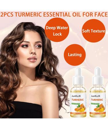 Buy Turmeric Essential Oil & Moisturizing Facial Serum - Hydrating Skincare for Men & Women - International Shipping - Buy Online on GoSupps.com