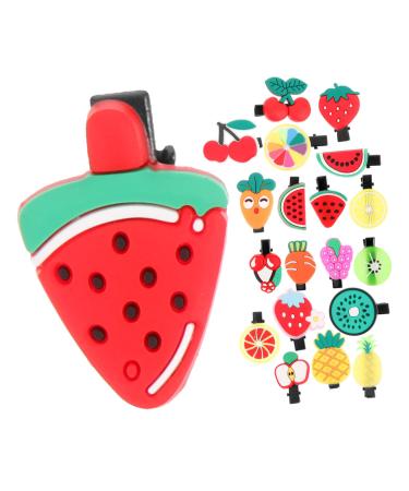 FOMIYES 4 Sets Hair Accessories Cartoon Hairpin Hair Clip for Girls Cartoon Hair Clips for Girls Women Hair Clip Girls Hair Clips Barrettes Hair Barrettes Hair Pins Miss Bang Clip Fruit