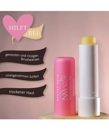 Buy Nicole Weigle Care Breast Balm - Natural Nipple Ointment for Breastfeeding | Quick Relief for Wounded Nipples | Double Pack with Instructions - Buy Online on GoSupps.com