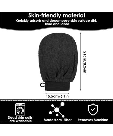 Peeling Glove - Exfoliating Scrubber Washcloth for Dead Skin Removal | Deep Cleaning Luffa Shower Sponge - Buy Online on GoSupps.com