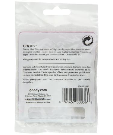 GOODY Light Brown Hair Net 3 Count Pack - Long Lasting Hold for Every Hair Type - Buy Online on GoSupps.com