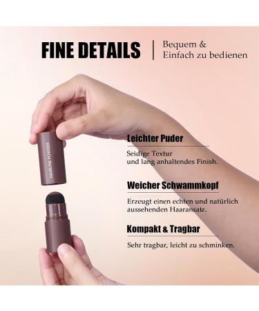  Thalixiry Brown Root Powder Concealer for Thickening Hair for Women Men Waterproof Sweat Resistant for Repairing and Covering Hair Loss Long Lasting - Buy Online on GoSupps.com