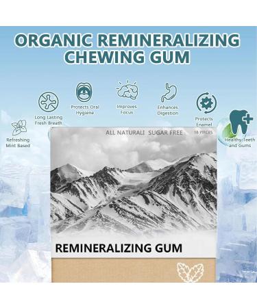 Larineco Remineralizing Gum Larineco Remineralizing Gum Chewing Gum Organic Mastic Mint Chewing Gum Supports Oral Health Sugar-Free Long Lasting Chewing Gum (2 Boxes-A) - Buy Online on GoSupps.com