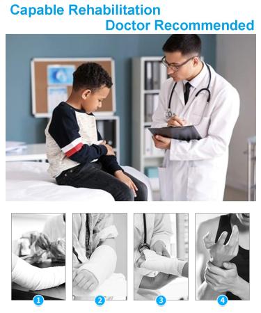 DouHeal Medical Kids Arm Sling - Breathable, Adjustable Toddler Arm Support for Broken Fractured Arm & Shoulder Injury - Pediatric Rotator Cuff and Elbow Immobilizer Band in Black - Buy Online on GoSupps.com