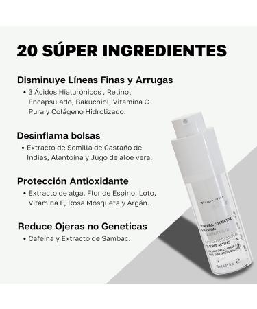 GLOW EYE Natural eye contour with Fullspectrum Hyaluronic Acid Pure Retinol with Bakuchiol Caffeine Hydrolyzed Collagen Pure Vitamin C etc. Anti-wrinkle eye contour for women. 15ml - Buy Online on GoSupps.com