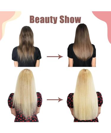 Vlasy Hair Extensions Tools Kit - Professional Pliers Set with Loop Threader, 200PCS Silicone Beads - Light Brown - Buy Online on GoSupps.com