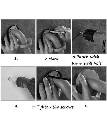 Grab Bar Grab Rails erly Pregnant Women with Disabilities Safety Non-slip Barrier-free Bathroom Handrail Bathroom Handle - Buy Online on GoSupps.com