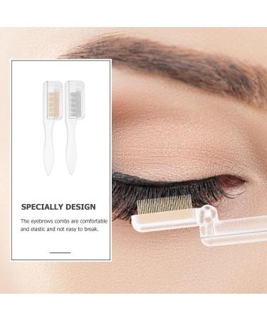 Buy Eyebrow Shaping Brush Set - 2pcs Foldable Eyebrow Comb & Eyelash Mascara Beauty Tools for Flawless Makeup | International Shipping Available - Buy Online on GoSupps.com