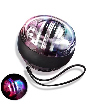 Kaysensuk Gyroscopic hand trainer Autostart gyroscopes for hand exercises with LED light wristwell coaching ball with colored light rotary ball wrist ball for training your hand and arm muscles - Buy Online on GoSupps.com