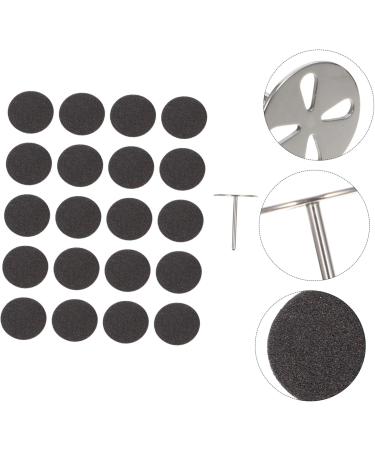 minkissy 4 Sets Nail Polishing Sheets Sanding Paper Pedicure Supplies Manicure Grinding Slices Grinding Abrasive Sand Paper Foot Sanding pad Replaceable Stainless Steel Sandpaper Sheet - Buy Online on GoSupps.com