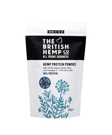 The British Hemp Company - Hemp Protein Powder - 50% Protein - 100% Plant-Based Protein