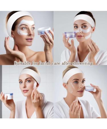 Sublaga 40 Pack Disposable Spa Headbands for Women - Esthetician Supplies for Facials - Stretch Headbands for Hair - 40pcs White - Buy Online on GoSupps.com