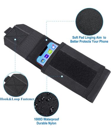 Universal Tactical MOLLE Holster Army Mobile Phone Belt Pouch EDC Security Pack Carry Accessory Kit Waist Bag Case Compatible iPhone 13 14 Pro X XS Max XR 7 8 Plus Samsung Galaxy S10 S9 S8 Plus #A (Big) - Buy Online on GoSupps.com