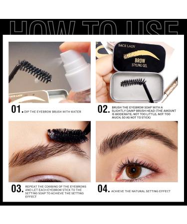 Waterproof Eyebrow Styling Soap for Natural, Long-Lasting Brows - 0.35oz - Buy Online on GoSupps.com