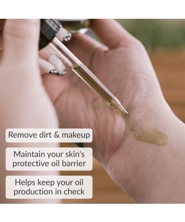 BambuEarth Daily Cleansing Oil & Makeup Remover - Vegan Facial Cleanser 1.8 oz - Buy Online on GoSupps.com