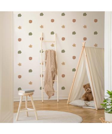 Funlife 72 PCS Daisy Wall Decals - Peel and Stick Boho Flower Stickers for Girls Bedroom - Nursery Kids Room Decor - Pastel Daisy Wall Art - Buy Online on GoSupps.com