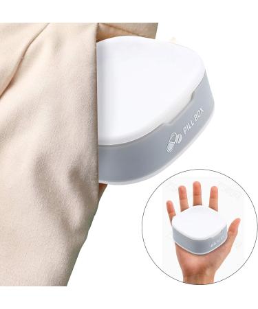 Buy Pill Organizer 4 Times a Day | Small Vitamin & Supplement Case | White Pill Box for Medicine - Buy Online on GoSupps.com
