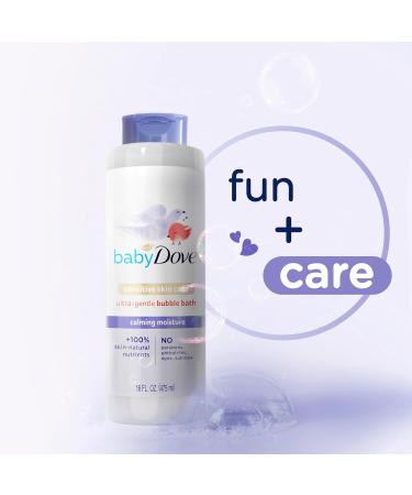 Baby Dove Calming Moisture Bubble Bath - Gentle Skin Care for Sensitive Skin | 16 oz Nourishing Bubble Bath for Restful Sleep - Buy Online on GoSupps.com