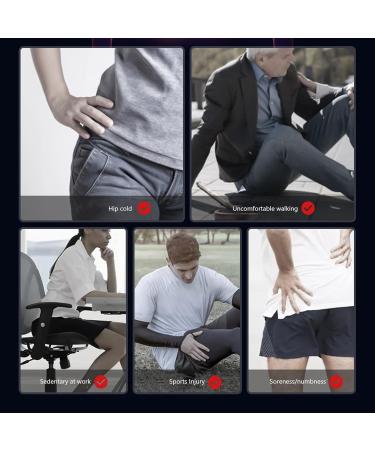 Shop Hip Bandage with Hot & Cold Packs | 5V Sciatic Support & Heated Compression for Pain Relief - Buy Online on GoSupps.com