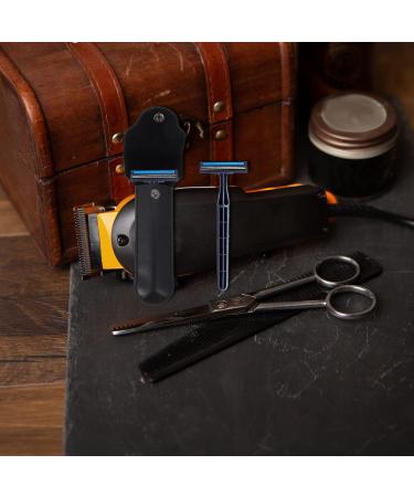 2 Pack Vintage Portable Outdoor Travel Safety Mustache Shaver Leather Case - Ideal for Men s Grooming - Buy Online on GoSupps.com