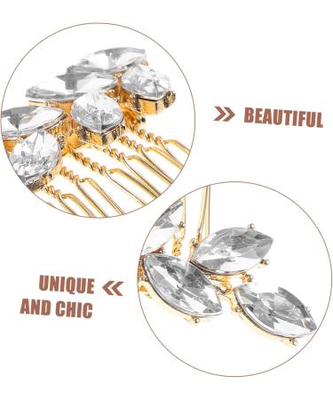 FOYTOKI Fashionable Diamond Hair Accessories Hair Combs for Women Decorative Hair Combs Hair Comb Clips Girl Headpiece Hair Accessories for Hair Comb for Thin Hair - Buy Online on GoSupps.com