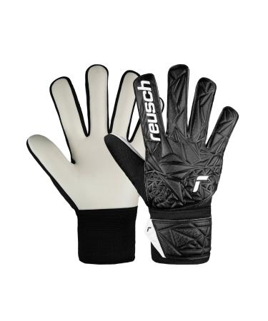 Reusch Unisex Youth Attrakt Starter Solid Junior Goalkeeper Gloves 8 Black