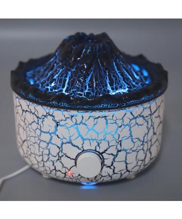 Buy Remote-Controlled Aromatherapy Device - Multifunctional Volcanic Classor with Smoke Ring Effect | Stylish Two-Colored Design for Home & Office (White EU Connector) - Buy Online on GoSupps.com