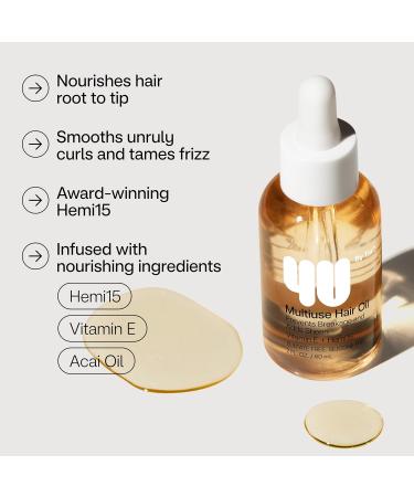 Buy 4U by Tia Multi-Use Hair Oil - Nourish Repair & Frizz Control with Natural Ingredients | 2 fl oz - International Shipping Available - Buy Online on GoSupps.com