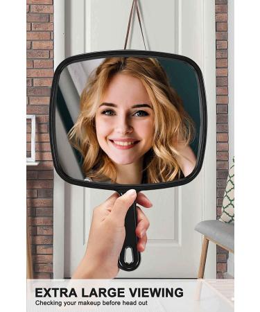 Mirrornova Hand Mirror XL - Barber Hairdressing Handheld Mirror for Salon, Pack of 3 - Buy Online on GoSupps.com