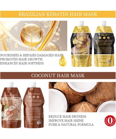Zynewa Hair Mask 350 g coconut Coconut 1 ml 1er Pack - Buy Online on GoSupps.com