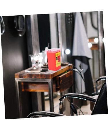 Buy Callaron Mini Plastic Waste Bucket - Sharp Objects Disposal Bin | 15.4x9.5cm Red Container for Safe Waste Management - International Shipping Available - Buy Online on GoSupps.com