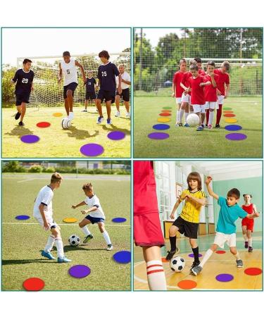 GDUCKS 10 Inch Spot Markers 12 Pack - Rubber Floor Dots for Sports Training & Classroom Activities - Buy Online on GoSupps.com