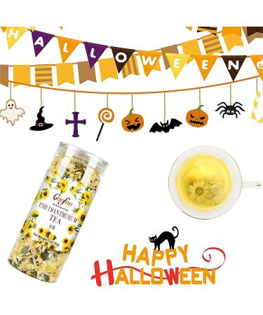 Goofoo Gongju Chrysanthemum Tea - 1 oz Loose Leaf Chinese Herbal Flower Tea for Halloween - Buy Online on GoSupps.com