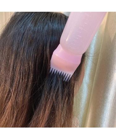 Vctitil 3Pcs Root Comb Applicator Bottle - 6oz Lightweight Hair Dyeing Tool with Graduated Scale for Hair Color & Oil Application - Buy Online on GoSupps.com