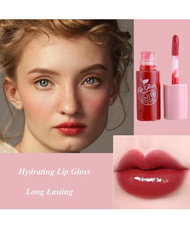 10 Colors Korean Lip Gloss Mini Lip Tint Stain Set - Long Lasting Water Lip Stains - High Pigment Moisturizing Liquid Lipstick - Glitter Lip Gloss - 1 Fl Oz (Pack of 1) - Buy Online on GoSupps.com