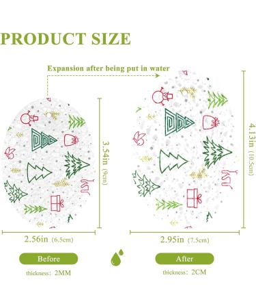 3-Pack Cleaning Kitchen Sponges Oval Christmas Tree Kitchen Cellulose Dishwashing Wood Pulp Cotton - Buy Online on GoSupps.com