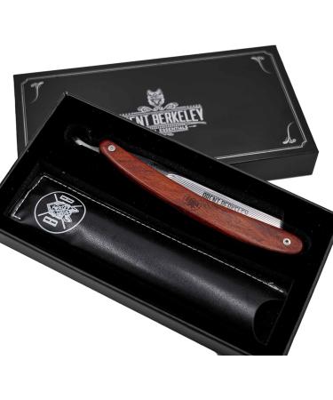 Brent Berkeley Signature Classic Open Razor - Durable Carbon Steel Beard Knife for Men - Reduces Skin Irritation - Ideal for Wet Shaving - Buy Online on GoSupps.com