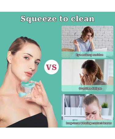 Sliverdew Silicon Eye Wash Cup - Portable Eye Cleaning Kit for Tired Eyes & Irritants - Buy Online on GoSupps.com