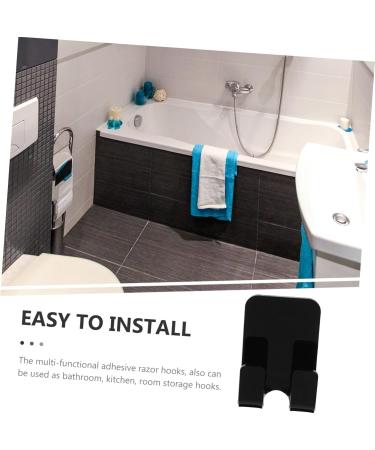 Osaladi 32-Piece Bathroom Hooks Set | Shower Curtain Towel & Door Hooks - Durable Acrylic Hangers for Home Organization - Buy Online on GoSupps.com