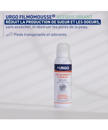 Urgo - Balancing Filmomousse 125ml - For sweating and smelling feet - No greasy or sticky effect - Buy Online on GoSupps.com