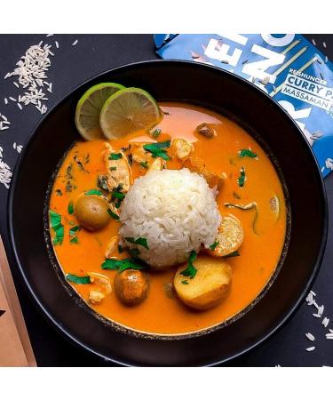 Reishunger Thai Curry Paste - Massaman 500g | Vegan Gluten-Free No Additives | Authentic Thai Recipe | Available in 50g - Buy Online on GoSupps.com