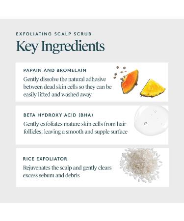 Virtue Sulfate Free Scalp Scrub - Exfoliating Detox Hair Treatment for All Hair Types Color Safe 5 Fl Oz - Buy Online on GoSupps.com