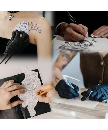 Tattoo Practice Skins & Transfer Paper Kit | 30PCS Fake Skins & Tracing Paper Set - Tattoo Supplies - Buy Online on GoSupps.com