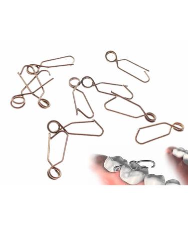 Lot of 30 Pcs  New Stainless Steel Separator (Brown Color) Dental Orthodontic Dentis Orthodontist