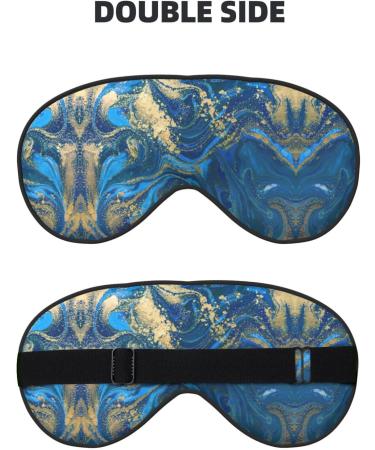 Buy SSIMOO Abstract Marble Light-Blocking Eye Mask | Ultra-Soft Comfortable Sleep Mask for International Shipping - Buy Online on GoSupps.com