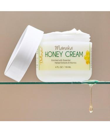 Deluvia Manuka Honey Cream | Hydrating Soothing for Dry Skin | for Sensitive Skin Eczema Psoriasis & Dermatitis - 2 oz Compact Travel Size 2 Ounce (Pack of 1) - Buy Online on GoSupps.com